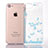 Funda Silicona Ultrafina Carcasa Transparente Flores T01 para Apple iPhone SE (2020)