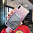 Funda Silicona Ultrafina Carcasa Transparente Flores T01 para Apple iPhone Xs Max Gris