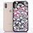 Funda Silicona Ultrafina Carcasa Transparente Flores T06 para Apple iPhone X