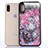 Funda Silicona Ultrafina Carcasa Transparente Flores T07 para Apple iPhone XR