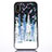 Funda Silicona Ultrafina Carcasa Transparente Flores T08 para Apple iPhone XR