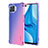 Funda Silicona Ultrafina Carcasa Transparente Gradiente G01 para Oppo Reno4 F