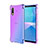 Funda Silicona Ultrafina Carcasa Transparente Gradiente para Sony Xperia Ace II