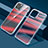 Funda Silicona Ultrafina Carcasa Transparente Gradiente QC1 para Apple iPhone 13