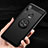Funda Silicona Ultrafina Goma con Anillo de dedo Soporte A02 para Xiaomi Redmi Note 5 AI Dual Camera Negro