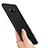 Funda Silicona Ultrafina Goma con Anillo de dedo Soporte A03 para Samsung Galaxy S8 Plus Negro