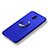 Funda Silicona Ultrafina Goma con Anillo de dedo Soporte A04 para Huawei Mate 10 Azul