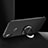 Funda Silicona Ultrafina Goma con Anillo de dedo Soporte para Xiaomi Redmi Note 5 AI Dual Camera Negro