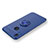 Funda Silicona Ultrafina Goma con Magnetico Anillo de dedo Soporte A02 para Huawei Nova 3i Azul