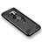 Funda Silicona Ultrafina Goma con Magnetico Anillo de dedo Soporte A02 para Samsung Galaxy S7 Edge G935F Negro