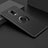 Funda Silicona Ultrafina Goma con Magnetico Anillo de dedo Soporte para OnePlus 6T Negro