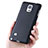 Funda Silicona Ultrafina Goma S02 para Samsung Galaxy Note 4 Duos N9100 Dual SIM Negro