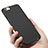 Funda Silicona Ultrafina Goma U04 para Apple iPhone 6S Negro