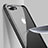 Funda Silicona Ultrafina Transparente A05 para Apple iPhone 8 Plus Negro