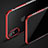Funda Silicona Ultrafina Transparente C16 para Apple iPhone Xs Max Rojo