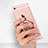 Funda Silicona Ultrafina Transparente con Anillo de dedo Soporte para Apple iPhone 8 Plus Claro