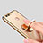 Funda Silicona Ultrafina Transparente con Anillo de dedo Soporte para Huawei Enjoy 8 Plus Oro