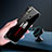 Funda Silicona Ultrafina Transparente con Anillo de dedo Soporte para Huawei P20 Lite Negro