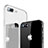 Funda Silicona Ultrafina Transparente con Anillo de dedo Soporte T01 para Apple iPhone 8 Plus Claro