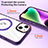 Funda Silicona Ultrafina Transparente con Mag-Safe Magnetic SD1 para Apple iPhone 13