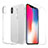 Funda Silicona Ultrafina Transparente con Protector de Pantalla para Apple iPhone Xs Max Claro