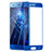 Funda Silicona Ultrafina Transparente con Protector de Pantalla para Huawei Honor 9 Premium Azul