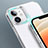 Funda Silicona Ultrafina Transparente con Soporte para Apple iPhone 12 Mini Rojo