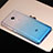 Funda Silicona Ultrafina Transparente Gradiente G01 para Xiaomi Redmi Note 4 Standard Edition Azul