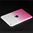 Funda Silicona Ultrafina Transparente Gradiente para Apple iPad Mini 3 Rosa