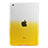 Funda Silicona Ultrafina Transparente Gradiente para Apple iPad Mini Amarillo