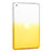 Funda Silicona Ultrafina Transparente Gradiente para Apple iPad Mini Amarillo