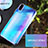 Funda Silicona Ultrafina Transparente Gradiente para Apple iPhone Xs Max Azul