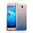 Funda Silicona Ultrafina Transparente Gradiente para Huawei Honor 7 Lite Azul