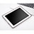 Funda Silicona Ultrafina Transparente para Apple iPad 4 Gris