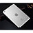 Funda Silicona Ultrafina Transparente para Apple iPad Mini 2 Blanco