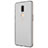 Funda Silicona Ultrafina Transparente T04 para OnePlus 6 Gris