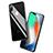 Funda Silicona Ultrafina Transparente V08 para Apple iPhone Xs Max Negro