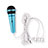 Mini Microfono Estereo de 3.5 mm M05 Azul Cielo