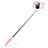 Palo Selfie Stick Extensible Conecta Mediante Cable Universal S07 Rosa