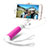 Palo Selfie Stick Extensible Conecta Mediante Cable Universal S10 Rosa