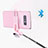 Palo Selfie Stick Tripode Bluetooth Disparador Remoto Extensible Universal T19 Rosa