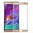 Protector de Pantalla Cristal Templado Integral F02 para Samsung Galaxy Note 4 SM-N910F Oro