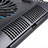 Soporte Ordenador Portatil Refrigeracion USB Ventilador 9 Pulgadas a 14 Pulgadas Universal S01 para Apple MacBook Pro 13 pulgadas Negro