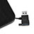 Soporte Ordenador Portatil Refrigeracion USB Ventilador 9 Pulgadas a 16 Pulgadas Universal L01 para Samsung Galaxy Book Flex 15.6 NP950QCG Negro
