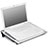Soporte Ordenador Portatil Refrigeracion USB Ventilador 9 Pulgadas a 16 Pulgadas Universal M05 para Apple MacBook Air 13 pulgadas Plata