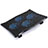 Soporte Ordenador Portatil Refrigeracion USB Ventilador 9 Pulgadas a 16 Pulgadas Universal M08 para Apple MacBook Pro 13 pulgadas Retina Negro