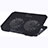 Soporte Ordenador Portatil Refrigeracion USB Ventilador 9 Pulgadas a 16 Pulgadas Universal M16 para Apple MacBook Pro 15 pulgadas Retina Negro