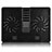 Soporte Ordenador Portatil Refrigeracion USB Ventilador 9 Pulgadas a 16 Pulgadas Universal M25 para Apple MacBook 12 pulgadas Negro