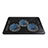 Soporte Ordenador Portatil Refrigeracion USB Ventilador 9 Pulgadas a 17 Pulgadas Universal L04 para Apple MacBook Pro 15 pulgadas Retina Negro