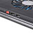 Soporte Ordenador Portatil Refrigeracion USB Ventilador 9 Pulgadas a 17 Pulgadas Universal L04 para Samsung Galaxy Book Flex 15.6 NP950QCG Negro